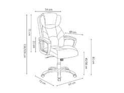 Fauteuil De Bureau Gaming KIKO Coloris Gris -Meubles Soldes Boutique siege de bureau 13140705