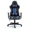 WOLF | Fauteuil à Roulettes Chaise De Bureau Gaming PU Ergonomique | Siège Gamer Dossier Inclinable 90°-180°