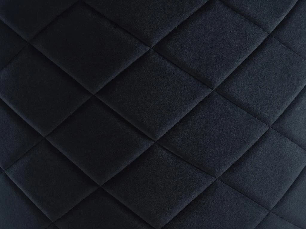 Chaise De Bureau - Velours - Noir - Hauteur Réglable - MELBOURNE 9 Chaise De Bureau - Velours - Noir - Hauteur Réglable - MELBOURNE – Image 7