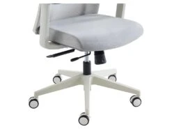 Fauteuil De Bureau Ergonomique Professionnel - Tissu Et Nylon - Gris Et Blanc - FURNIA 28 Fauteuil De Bureau Ergonomique Professionnel - Tissu Et Nylon - Gris Et Blanc - FURNIA -Meubles Soldes Boutique siege de bureau 1622861