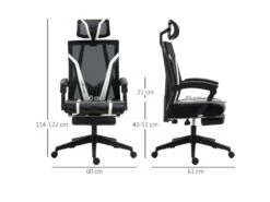 Fauteuil De Bureau Gamer STAN Noir Et Blanc 9 Fauteuil De Bureau Gamer STAN Noir Et Blanc -Meubles Soldes Boutique siege de bureau 19164809