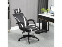 Fauteuil De Bureau Gamer STAN Noir Et Blanc 10 Fauteuil De Bureau Gamer STAN Noir Et Blanc -Meubles Soldes Boutique siege de bureau 19164811
