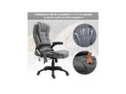 Fauteuil De Bureau Massant Maksym Gris Chiné 17 Fauteuil De Bureau Massant Maksym Gris Chiné -Meubles Soldes Boutique siege de bureau 19172431