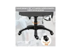 Fauteuil De Bureau Massant Maksym Gris Chiné 18 Fauteuil De Bureau Massant Maksym Gris Chiné -Meubles Soldes Boutique siege de bureau 19172433