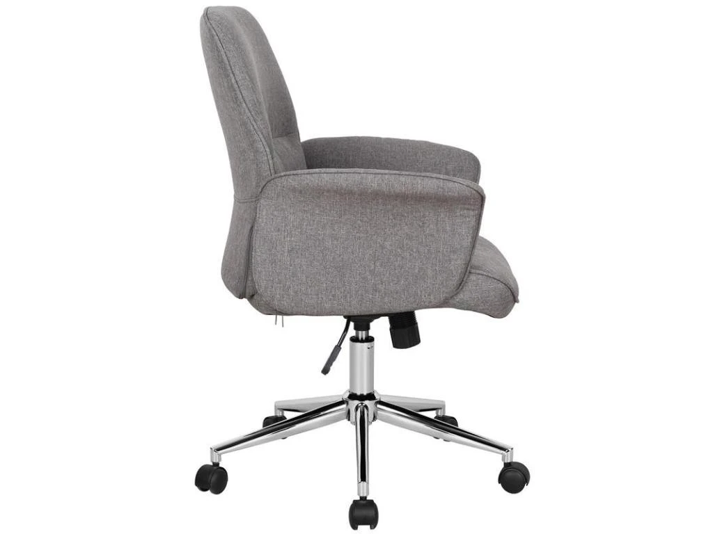 Chaise De Bureau Jary Grise Chiné 5 Chaise De Bureau Jary Grise Chiné – Image 3