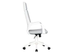 Chaise De Bureau Moderna Tissu Grise/Blanche 9 Chaise De Bureau Moderna Tissu Grise/Blanche -Meubles Soldes Boutique siege de bureau 19172811