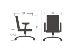 Chaise De Bureau Zadig - Noire -Meubles Soldes Boutique siege de bureau 19187241