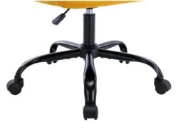 Chaise De Bureau - Tissu - Jaune - Hauteur Réglable - TOARA 13 Chaise De Bureau - Tissu - Jaune - Hauteur Réglable - TOARA -Meubles Soldes Boutique siege de bureau 5100797