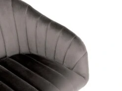 Chaise De Bureau - Velours - Gris - Hauteur Réglable - TOSILI 16 Chaise De Bureau - Velours - Gris - Hauteur Réglable - TOSILI -Meubles Soldes Boutique siege de bureau 5335437