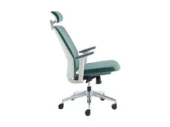 Fauteuil De Bureau Professionnel - Avec Têtière - Tissu - Bleu - VOLTI 28 Fauteuil De Bureau Professionnel - Avec Têtière - Tissu - Bleu - VOLTI -Meubles Soldes Boutique siege de bureau 8559099