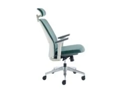 Fauteuil De Bureau Professionnel - Avec Têtière - Tissu - Bleu - VOLTI 27 Fauteuil De Bureau Professionnel - Avec Têtière - Tissu - Bleu - VOLTI -Meubles Soldes Boutique siege de bureau 8559111