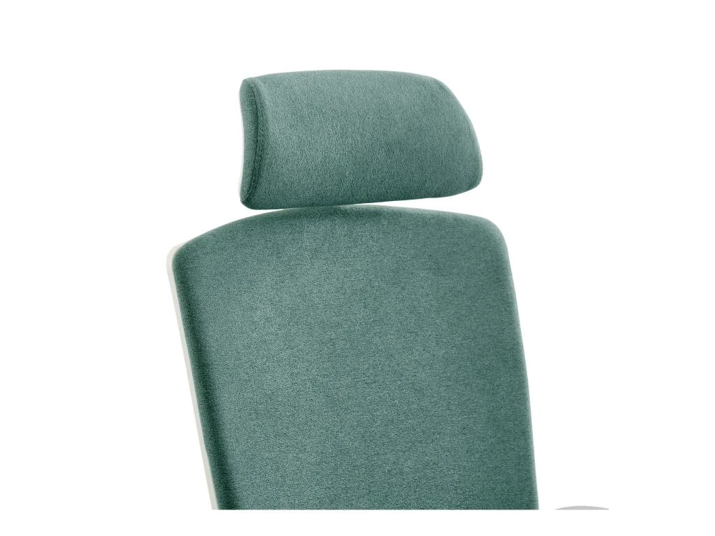 Fauteuil De Bureau Professionnel - Avec Têtière - Tissu - Bleu - VOLTI 15 Fauteuil De Bureau Professionnel - Avec Têtière - Tissu - Bleu - VOLTI – Image 13