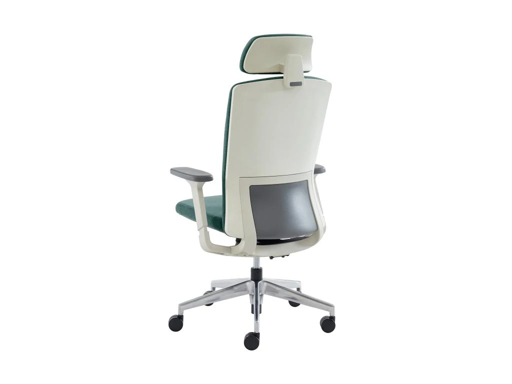 Fauteuil De Bureau Professionnel - Avec Têtière - Tissu - Bleu - VOLTI 12 Fauteuil De Bureau Professionnel - Avec Têtière - Tissu - Bleu - VOLTI – Image 10