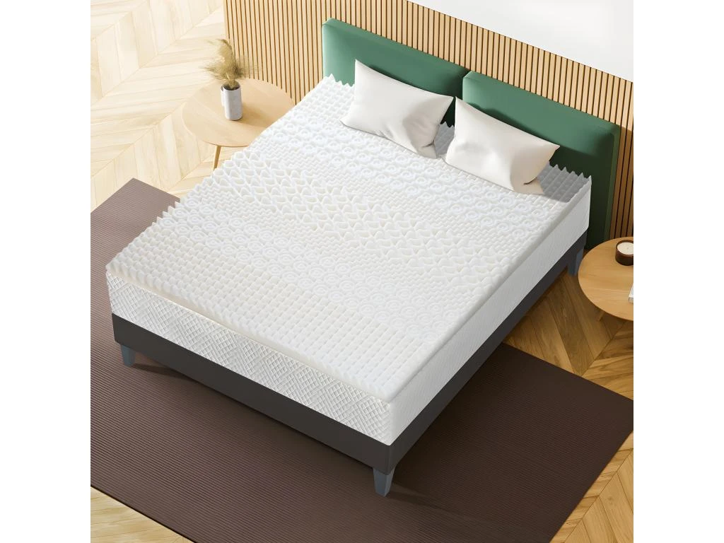 OLYMPE LITERIE | Surmatelas NUAGE 180x200 Cm | Mémoire De Forme & Zonage De Confort 4 OLYMPE LITERIE | Surmatelas NUAGE 180x200 Cm | Mémoire De Forme & Zonage De Confort – Image 2