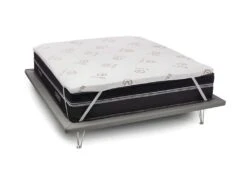 Surmatelas Unique Dgiunt, Topper Renouvelle Matelas Avec Housse Amovible En Mousse à Mémoire De Forme Et Fibres De Cuivre, 100% Made In Italy, Anti-acarien Et Hypoallergénique, Cm 80x190 H5