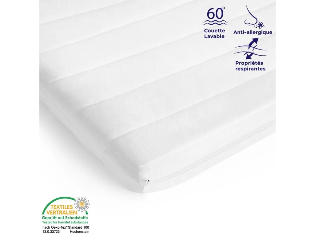 Surmatelas 200x200 Soutien Ferme - Surmatelas Housse Lavable Hygiénique 4 Surmatelas 200x200 Soutien Ferme - Surmatelas Housse Lavable Hygiénique – Image 2