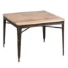 REPLAY - Table Repas Carrée 100cm Aspect Vieilli 1 REPLAY - Table Repas Carrée 100cm Aspect Vieilli -Meubles Soldes Boutique table a manger 10031241