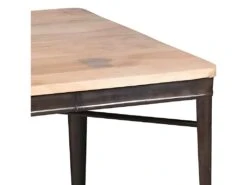 REPLAY - Table Repas Carrée 100cm Aspect Vieilli -Meubles Soldes Boutique table a manger 10031245