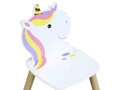 UNICORN - Ensemble Table Et 2 Chaises Enfant Motif Licorne -Meubles Soldes Boutique table a manger 10031855