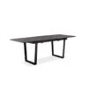 Table Extensible 176/216 Cm Plateau Céramique Gris Anthracite - VERONA -Meubles Soldes Boutique table a manger 10033605