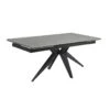 Table Extensible 160/240 Cm Céramique Gris Marbré Pied étoile - ARIZONA 06 -Meubles Soldes Boutique table a manger 10233731