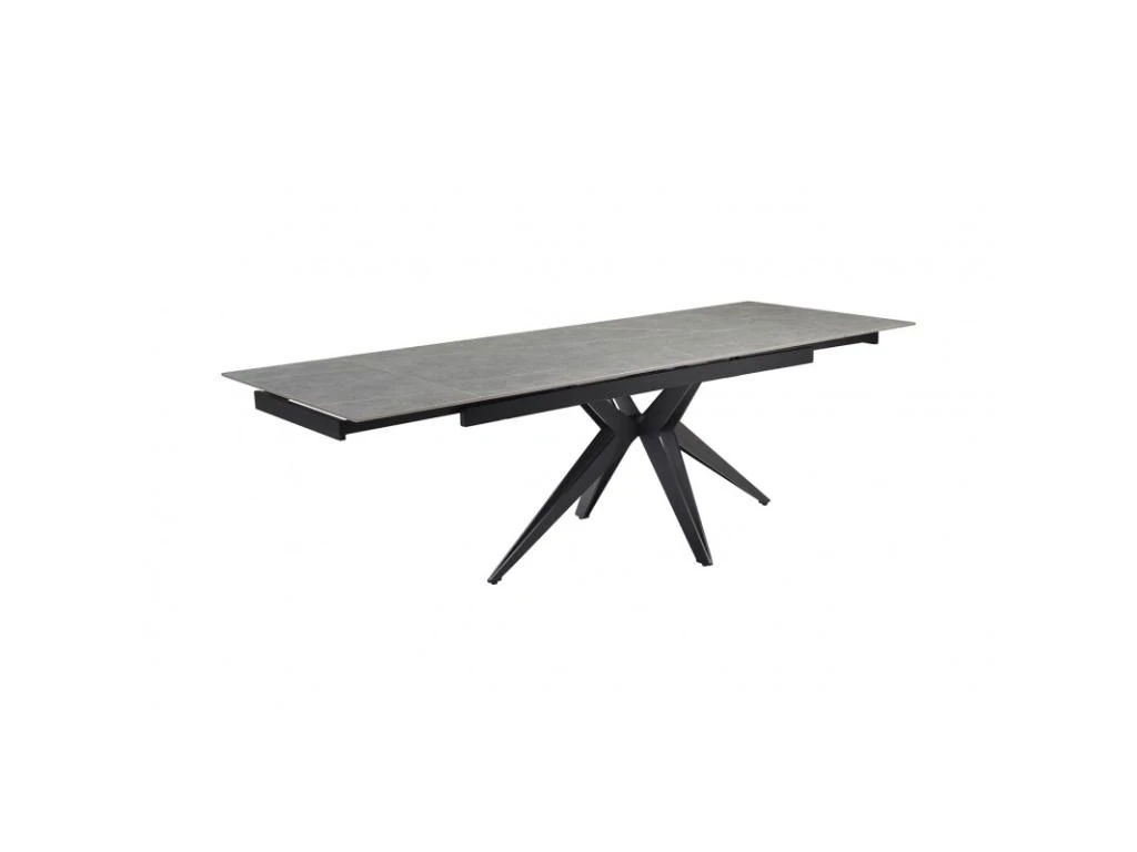 Table Extensible 160/240 Cm Céramique Gris Marbré Pied étoile - ARIZONA 06 4 Table Extensible 160/240 Cm Céramique Gris Marbré Pied étoile - ARIZONA 06 – Image 2