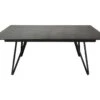 Table Extensible 180 à 230 Cm Gris Anthracite En Céramique - ONYX -Meubles Soldes Boutique table a manger 10233891