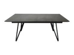 Table Extensible 180 à 230 Cm Gris Anthracite En Céramique - ONYX