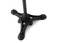 Table Bar Guéridon Noire 60 Cm En Marbre Et En Fonte -Meubles Soldes Boutique table a manger 12283955