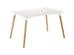 Table Ă Manger Tower 120X80Cm Blanc - Venprodin