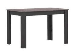 Table à Manger NICE - Noir Et Béton - SYMBIOSIS -Meubles Soldes Boutique table a manger 12512403