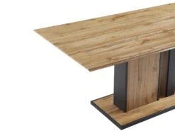 Table à Manger 6 Couverts En MDF Et Métal - Naturel Et Noir - MARIDORA 13 Table à Manger 6 Couverts En MDF Et Métal - Naturel Et Noir - MARIDORA -Meubles Soldes Boutique table a manger 12872843