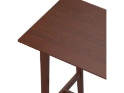 Table De Bar Rectangulaire Buvette 4 Personnes En Bois Foncé 120 Cm 11 Table De Bar Rectangulaire Buvette 4 Personnes En Bois Foncé 120 Cm -Meubles Soldes Boutique table a manger 13010481