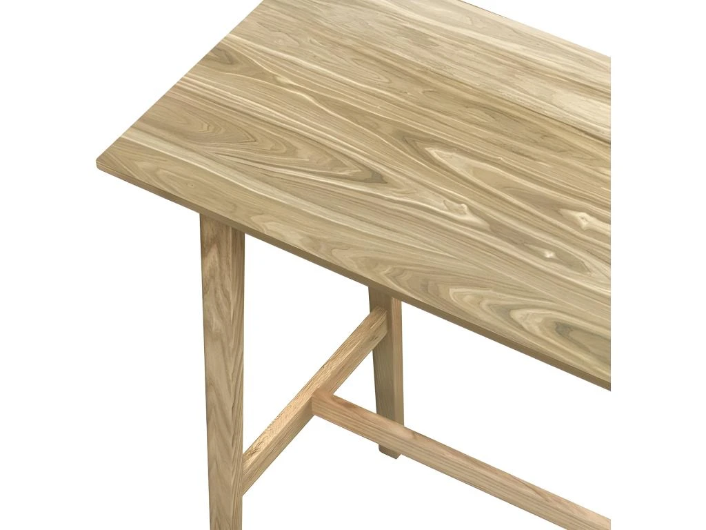 Table De Bar Rectangulaire Buvette 4 Personnes En Bois Clair 120 Cm 6 Table De Bar Rectangulaire Buvette 4 Personnes En Bois Clair 120 Cm – Image 4