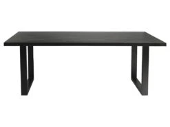 Table à Manger Design Bois Massif NIKO - Table Rectangulaire Noir 200x100 9 Table à Manger Design Bois Massif NIKO - Table Rectangulaire Noir 200x100 -Meubles Soldes Boutique table a manger 13160065
