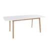 Table Extensible HELGA 120 / 160cm Blanche - HAPPY GARDEN -Meubles Soldes Boutique table a manger 13433953