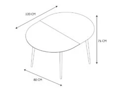 Table Repas Extensible En Métal Et Bois 4 à 6 Personnes 9 Table Repas Extensible En Métal Et Bois 4 à 6 Personnes -Meubles Soldes Boutique table a manger 13505367
