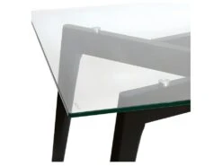 Table De Repas Verre/Noir - SAMBA -Meubles Soldes Boutique table a manger 14340755