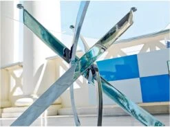 Table à Manger Courbée En Acier Et Verre 1061 ANGEL CERDA -Meubles Soldes Boutique table a manger 14719053