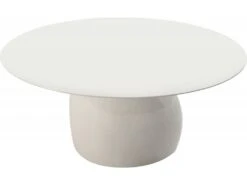 Table De Salle à Manger Bois/Fibre De Verre -- Blanc -Meubles Soldes Boutique table a manger 15466571