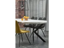 Table à Manger Extensible 100-250 X 100 X 75 Cm - Blanc -Meubles Soldes Boutique table a manger 17563057