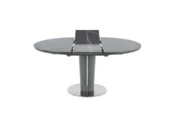 Table à Manger Extensible 120-160 X 120 X 76 Cm - Gris -Meubles Soldes Boutique table a manger 17563103