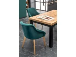 Table à Manger Extensible 140-220 X 80 X 76 Cm - Chêne Artisan -Meubles Soldes Boutique table a manger 17564801