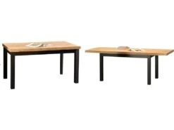 Table à Manger Extensible 140-220 X 80 X 76 Cm - Chêne Artisan -Meubles Soldes Boutique table a manger 17564803