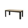 Table De Repas Avec Allonge 180/230 Cm Chêne Naturel/Noir - ARTEMIS -Meubles Soldes Boutique table a manger 18103863