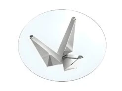 Table à Manger En Verre Et Acier Chromé 1042 ANGEL CERDA -Meubles Soldes Boutique table a manger 18423511