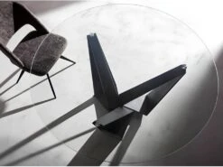 Table à Manger En Acier Noir Et Verre 1045 ANGEL CERDA 11 Table à Manger En Acier Noir Et Verre 1045 ANGEL CERDA -Meubles Soldes Boutique table a manger 18423611