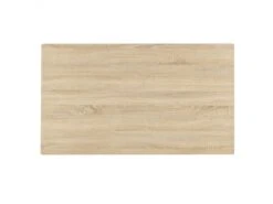 Table De Salle à Manger Cuisine Salon Pour 4 Personnes Plateau MDF Pieds Acier épingle à Cheveux 120 X 70 X 75 Cm Effet Chêne Et Noir 03_0004274 -Meubles Soldes Boutique table a manger 19318397