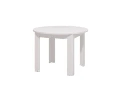 Table à Manger 4 Couverts - Blanc - YUVALA -Meubles Soldes Boutique table a manger 19462239