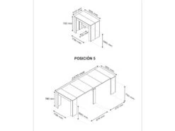 Table Extensible 51/237 Cm Chêne - CELESTE - L 51/237 X L 90 X H 78 Cm -Meubles Soldes Boutique table a manger 19824857
